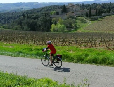 En bici de Pisa a Florencia