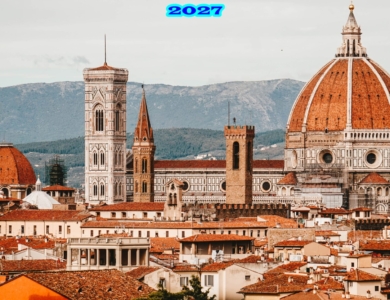 Italia. En bici de Pisa a Florencia