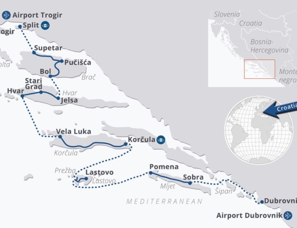 Croacia: desde Split a Dubrovnik en barco-bici