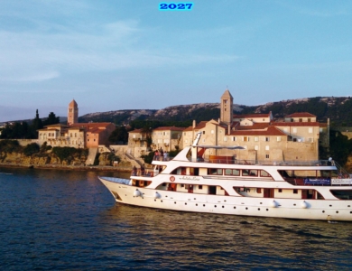 Croacia: La Bahía Kvarner en la costa Adriática en barco-bici