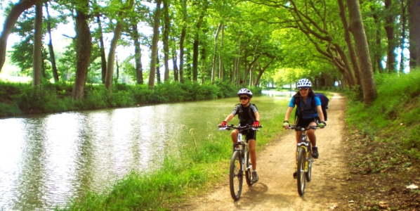 Canal de Midi en bicicleta para toda la familia