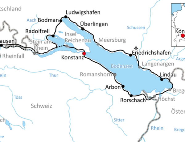 Alemania. En bici por el Lago Constanza y las cascadas del Rin