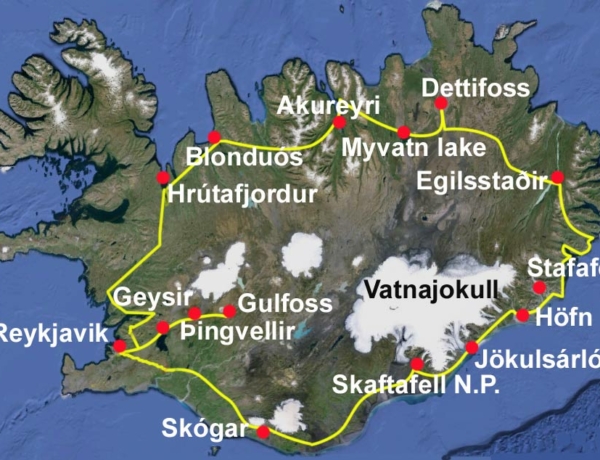 Mapa Vuelta Islandia 8d