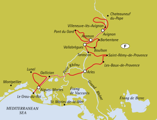 Camargue mapa