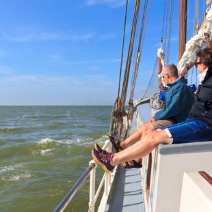 Lago IJsselmeer y el mar de Wadden en velero y bici