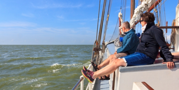 Lago IJsselmeer y el mar de Wadden en velero y bici